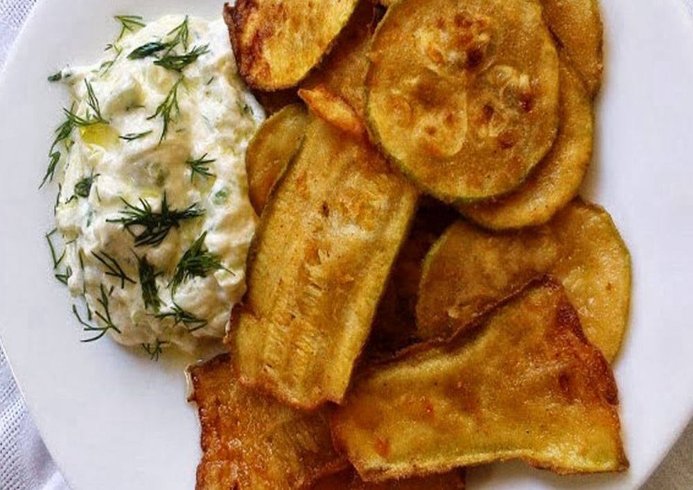 Fried zucchinis